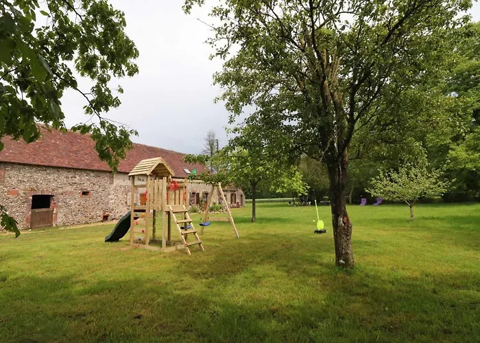 別荘 Longere Authentique Dans Le Perche Ornais Avec Wifi, Ideale Pour Teletravail - Fr-1-497-218 Bretoncelles