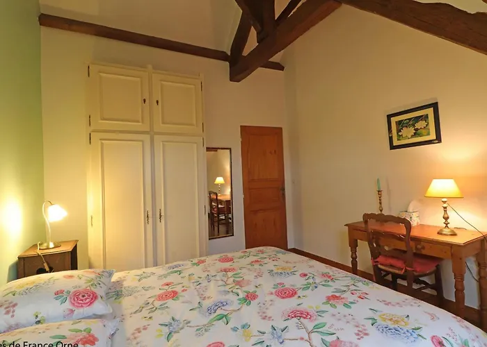 別荘 Longere Authentique Dans Le Perche Ornais Avec Wifi, Ideale Pour Teletravail - Fr-1-497-218