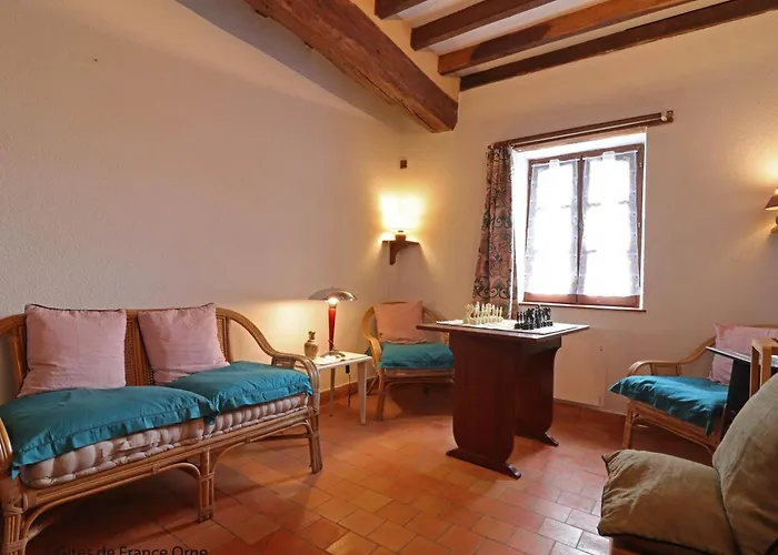 Longere Authentique Dans Le Perche Ornais Avec Wifi, Ideale Pour Teletravail - Fr-1-497-218 別荘 *